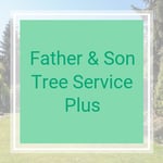 Father &amp; Son Tree Service Plus Logo