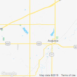 LawnStarter service area around Augusta KS