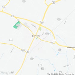 LawnStarter service area around Berryville VA