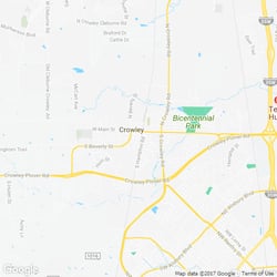 LawnStarter service area around  Crowley TX 