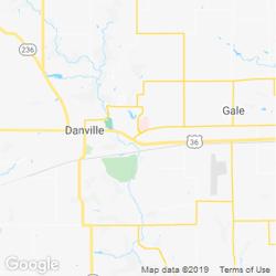 LawnStarter service area around  Danville IN 