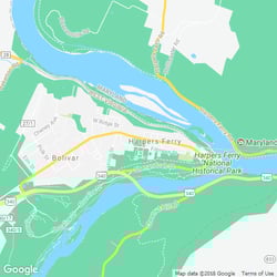 LawnStarter service area around Harpers Ferry WV