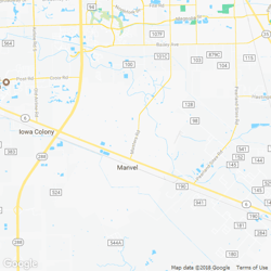 LawnStarter service area around  Manvel TX 