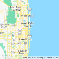 LawnStarter service area around Palm Beach FL