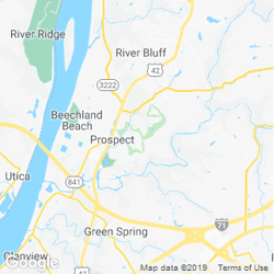 LawnStarter service area around  Prospect KY 