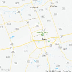 LawnStarter service area around Taylor TX