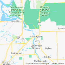 LawnStarter service area around  Wilmington IL 