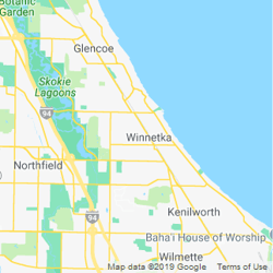 LawnStarter service area around  Winnetka IL 